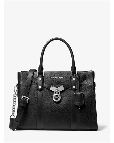 michael kors hamilton large black tote|Michael Kors nouveau Hamilton large.